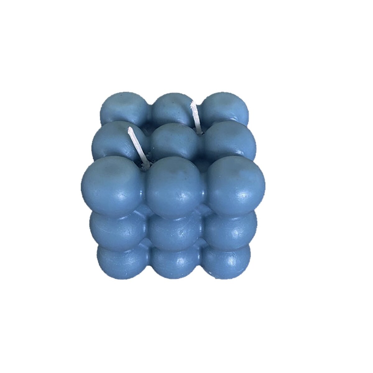 Bougie bulles Bleu